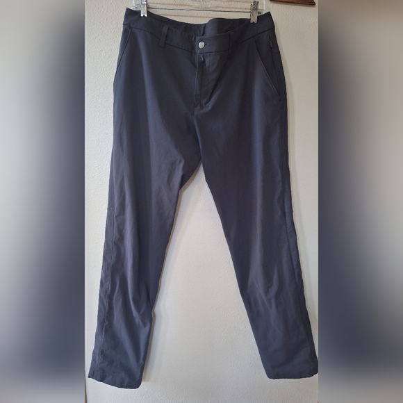 Lululemon Commission Pant Slim Charcoal Gray Stretch Mens Size 34 - Picture 1 of 7